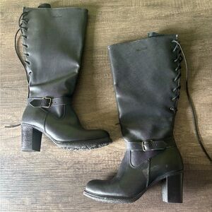 NEW ✨ Martino Black Leather Boots